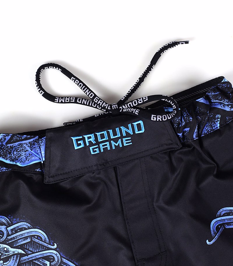 GROUNDGAME vikings MMA FIGHTSHORTS - BLACK